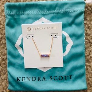 NWT Kendra Scott Lavender Opal Rufus Necklace